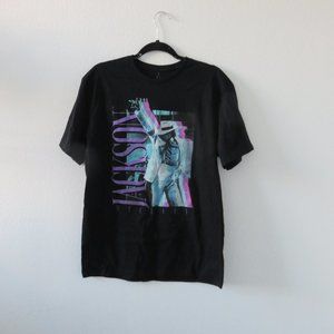 (#K) MJ Mens Michael Jackson T-shirt Size L